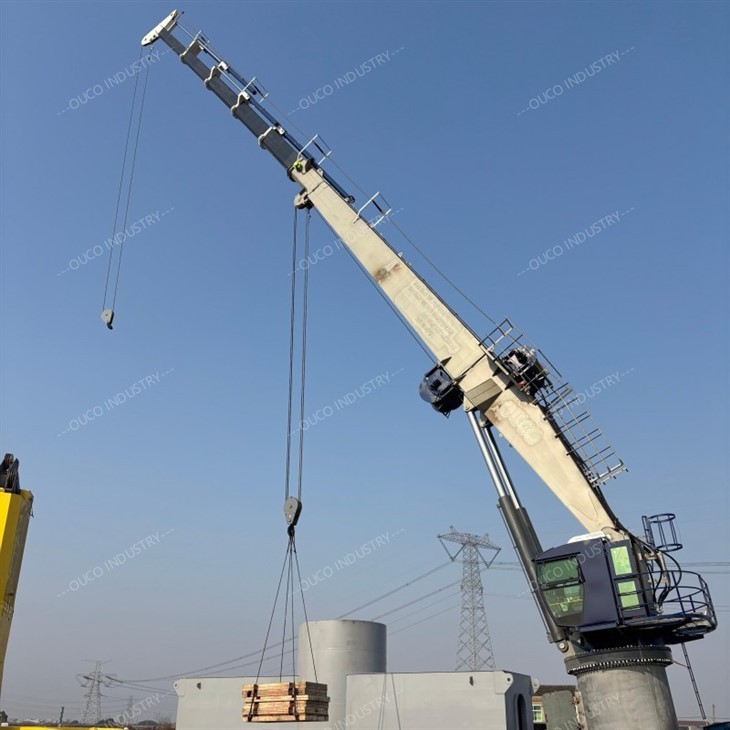 ABS प्रमाणित 3T40M टेलीस्कोपिक बूम अपतटीय क्रेन