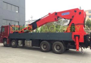 90t सेमी-नॉकल बूम ट्रक माउंटेड क्रेन